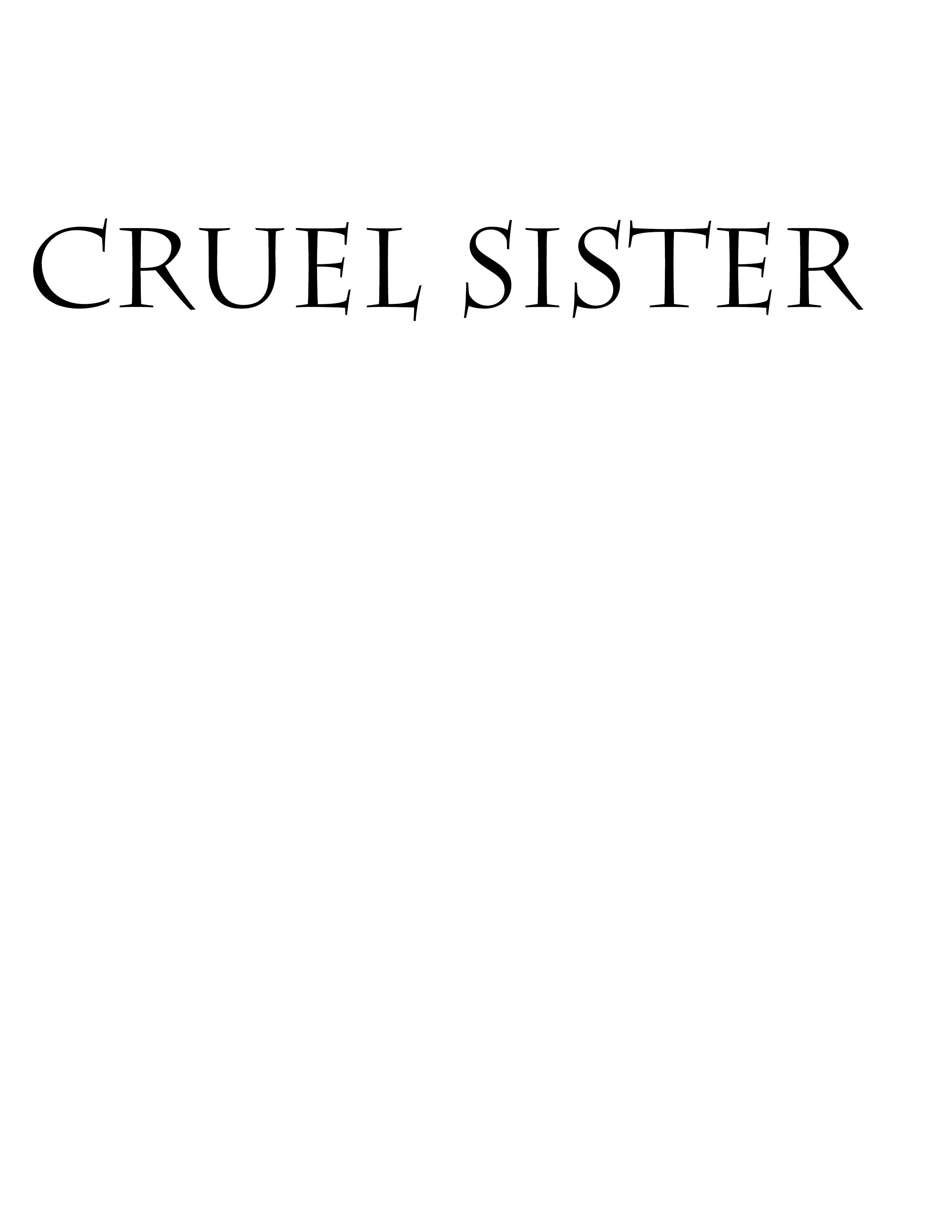 Cruel Sister Vintage