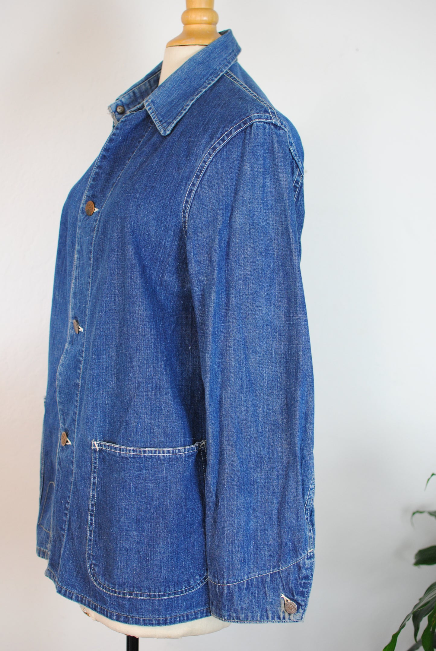 Strong Reliable SR denim 70s chore coat jean coat