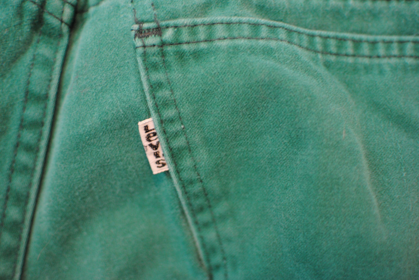 green Levi bell bottoms Levi's pants jeans 70s vintage